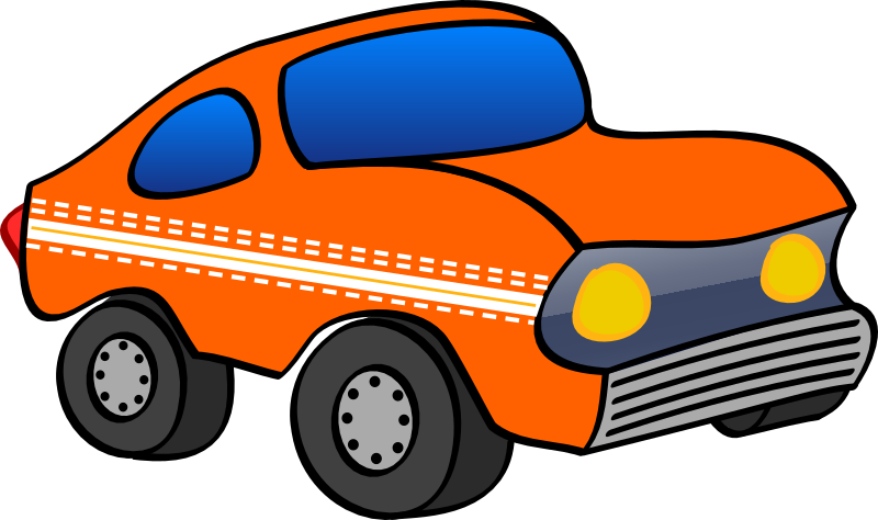 orange funny car