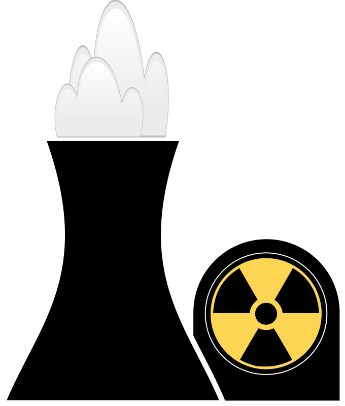 nuclear plant black