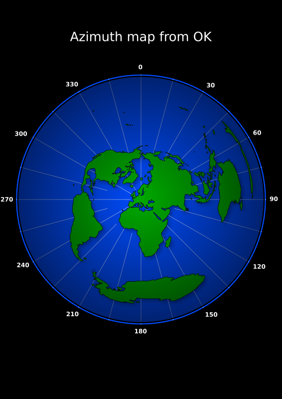 Azimuth map