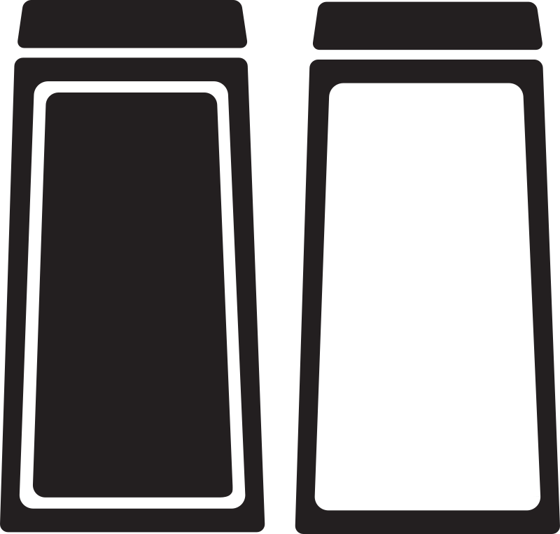 Kitchen Icon - Salt and Pepper