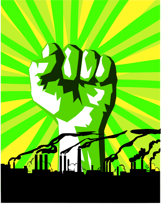 Green power against pollution