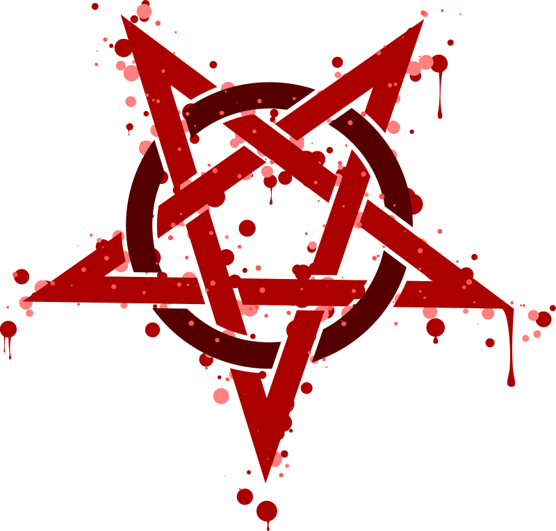 Pentagramme Taches Rouges