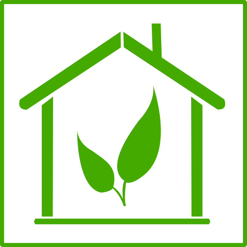 eco green house icon