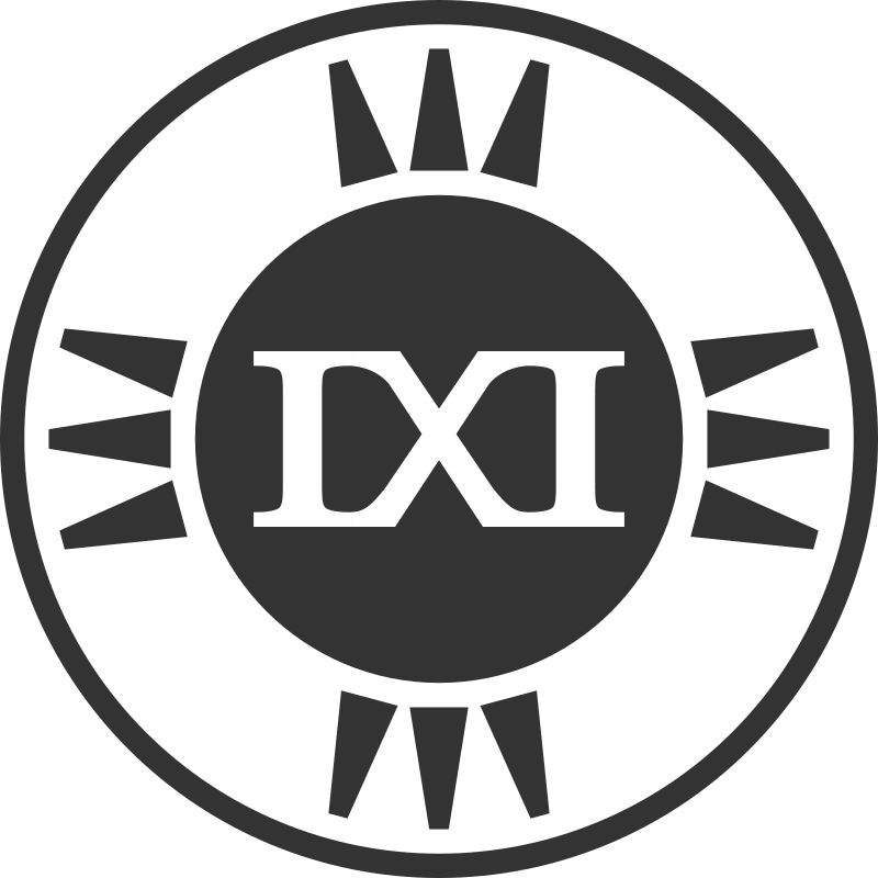 Fictional Brand Logo: IXI Variant D