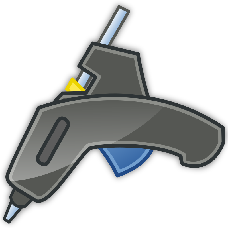 Glue Gun Tango Icon With Shadow