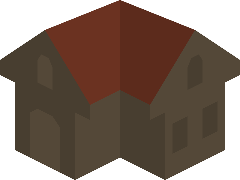 Placeholder Isometric Building Icon Colored Dark Alternative