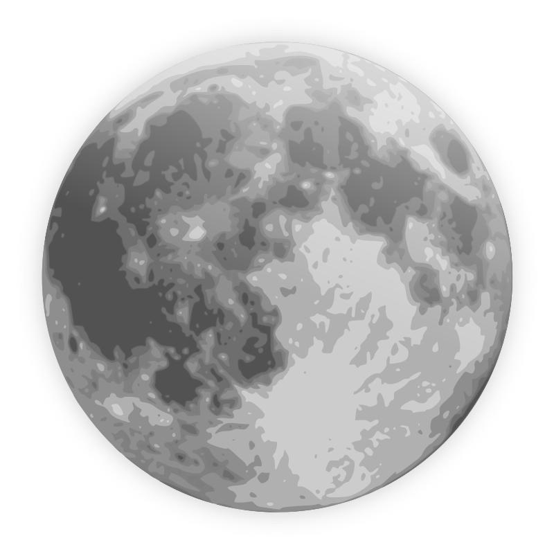 weather icon - full moon