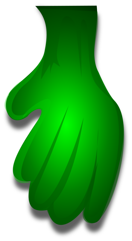 Green Monster Hand 1