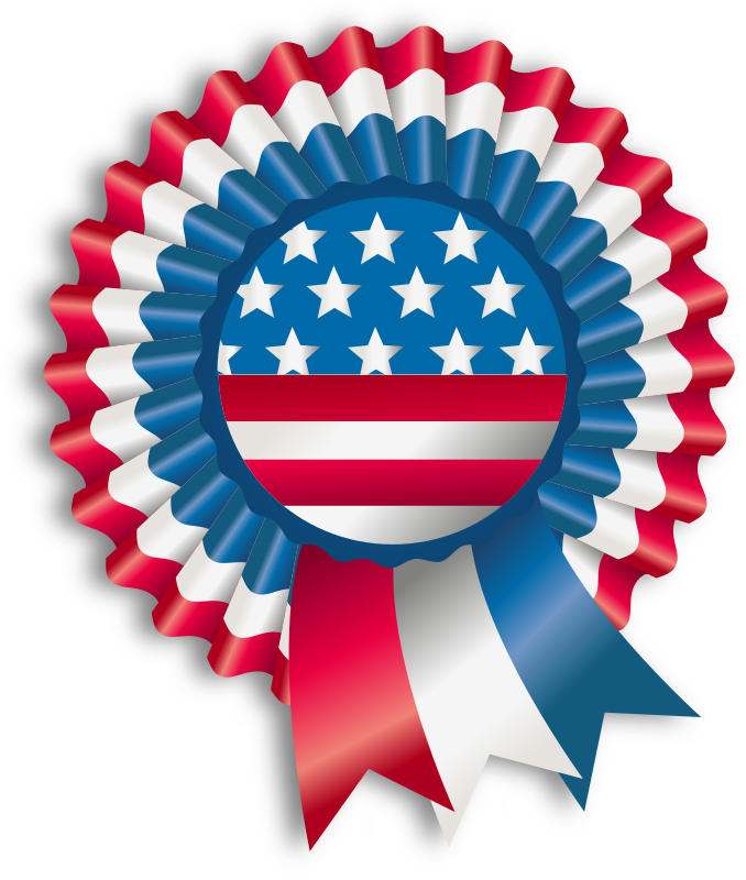 4th July Ribbon Openclipart