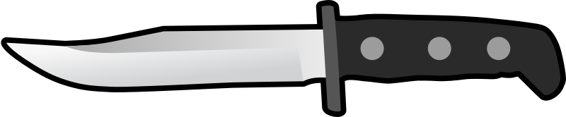 Simple Flat Knife Side View