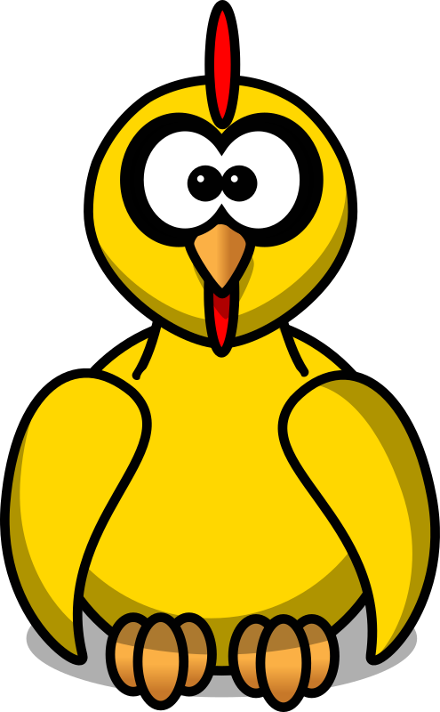 Cartoon Chicken - Openclipart