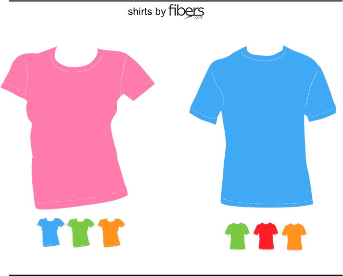 Fibers.com Vector T-Shirt Templates