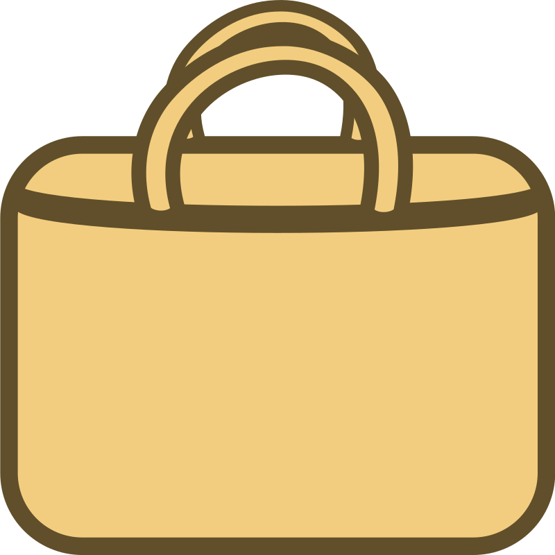 Simple Shopping Bag Logo/Icon