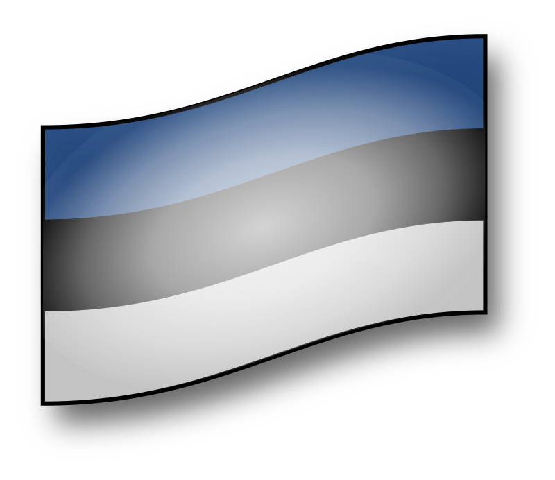 clickable Estonia flag