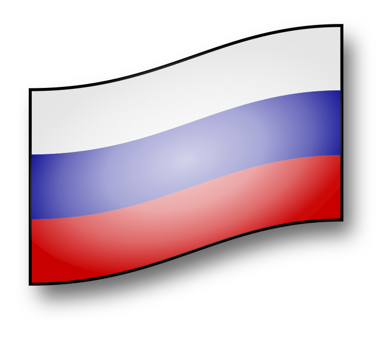 clickable Russia flag - Openclipart