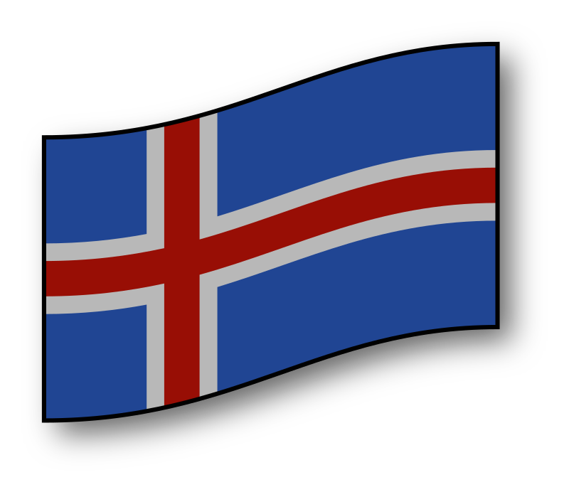 interactive Iceland flag