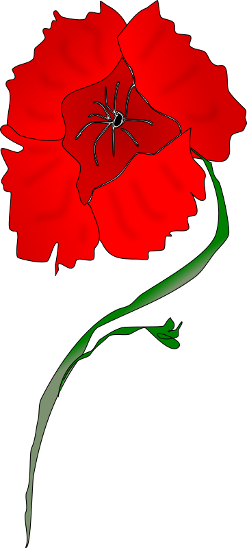 Freeform Poppy - Openclipart