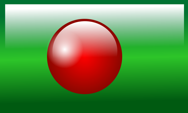 Glossy Bangladesh Flag II