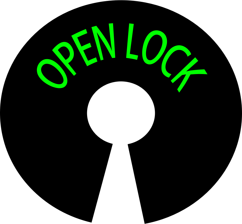 logo open lock