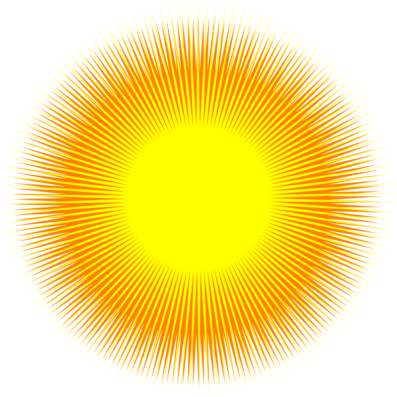 sun abstract design