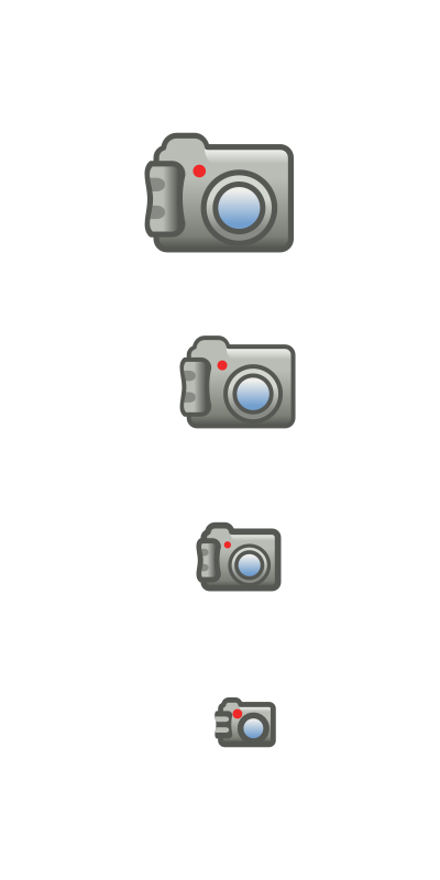 digital photo camera icon