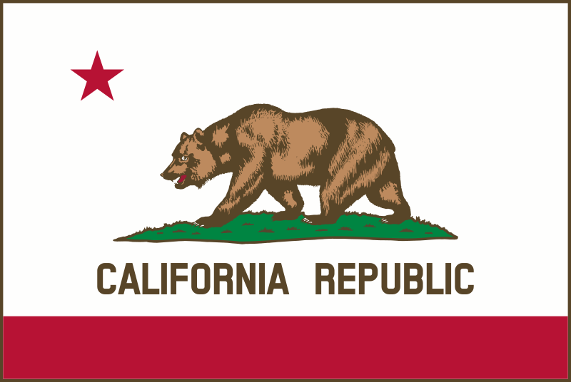 Flag of California (thick border)