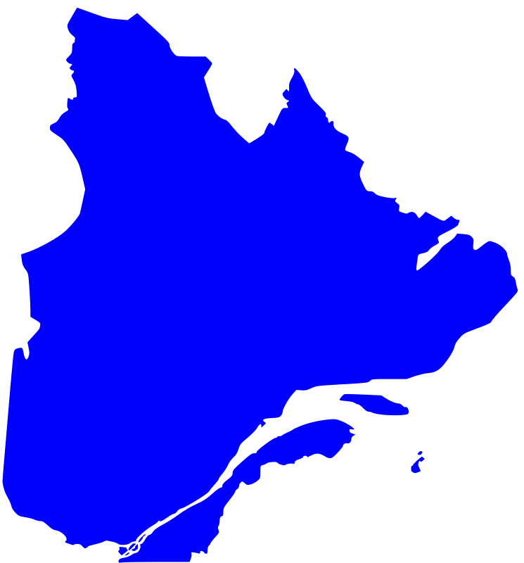 Quebec map