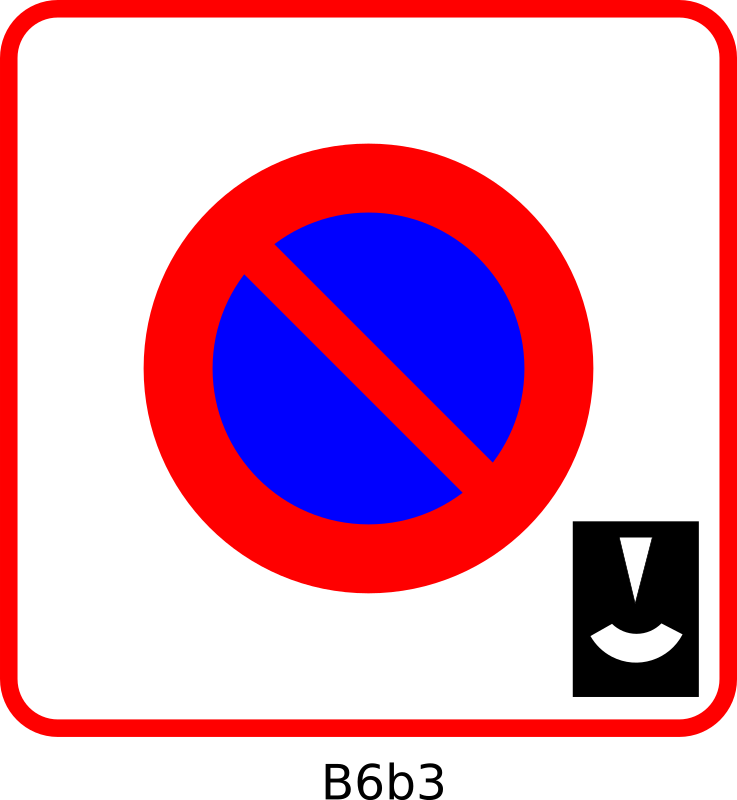 French Road Sign B6b3