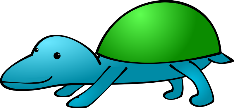 Fictional animal with shell