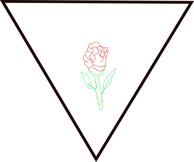 rosa y triangulo