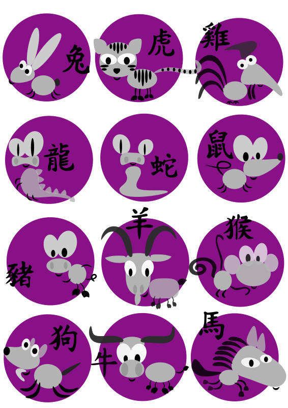 Chinese horoscope animals