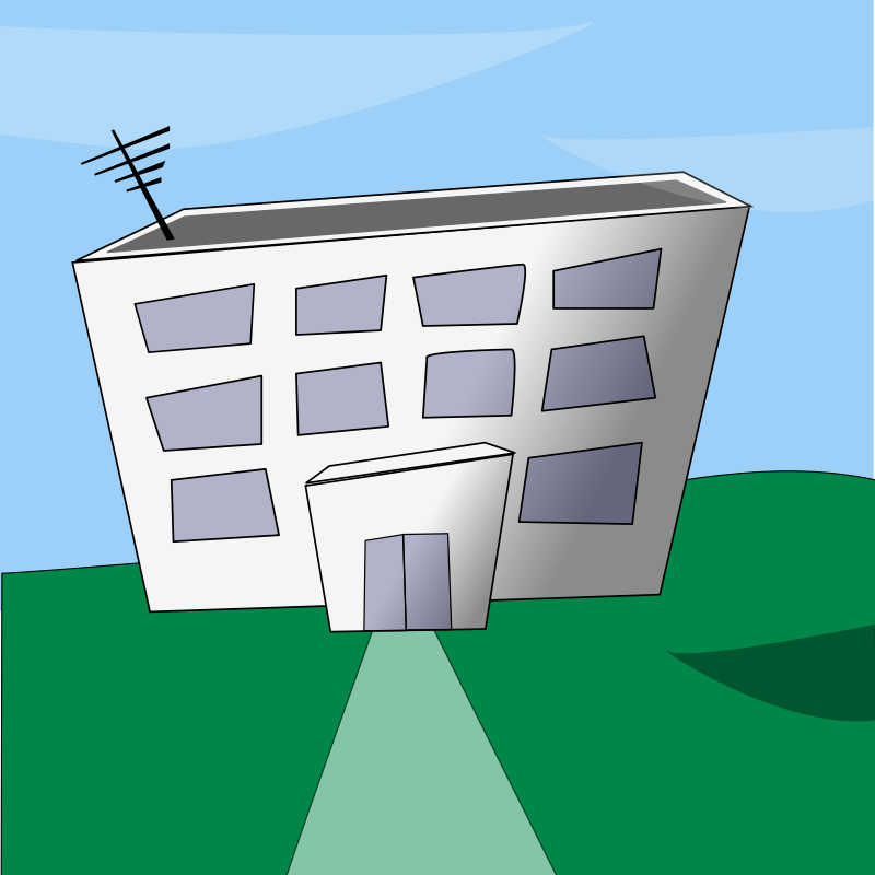 Cartoon building