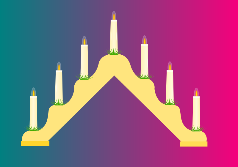 christmas candlestick