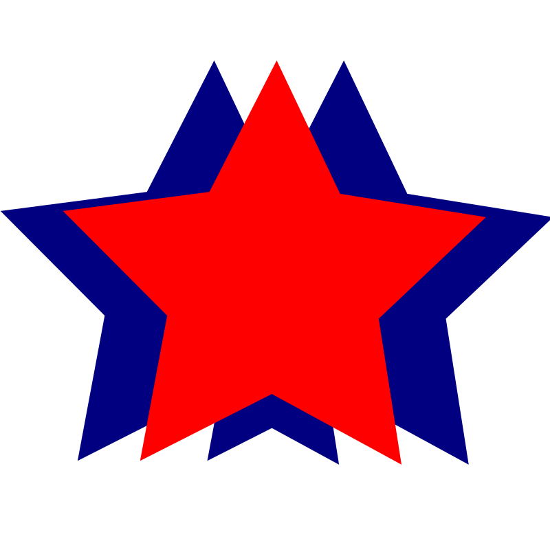 Stars - Red and Blue