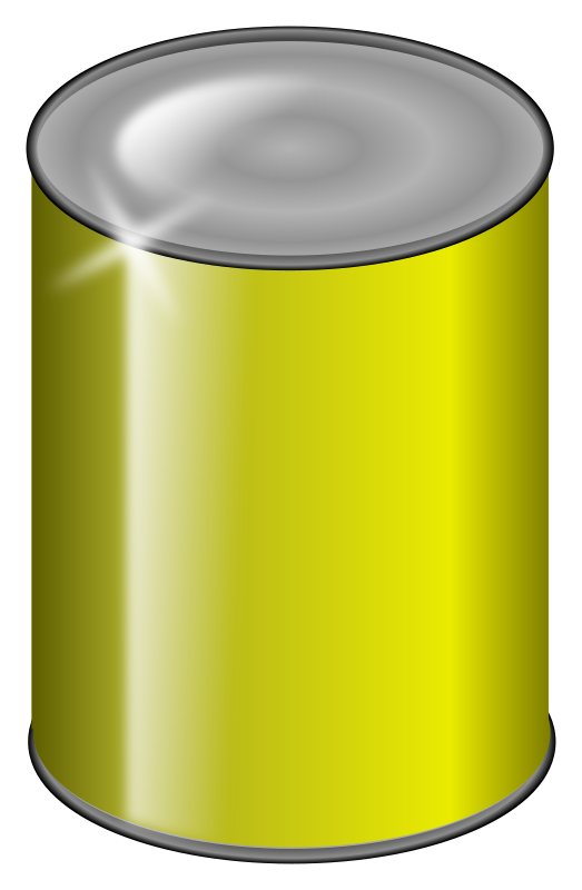 yellow can