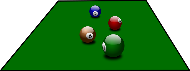 billiard balls