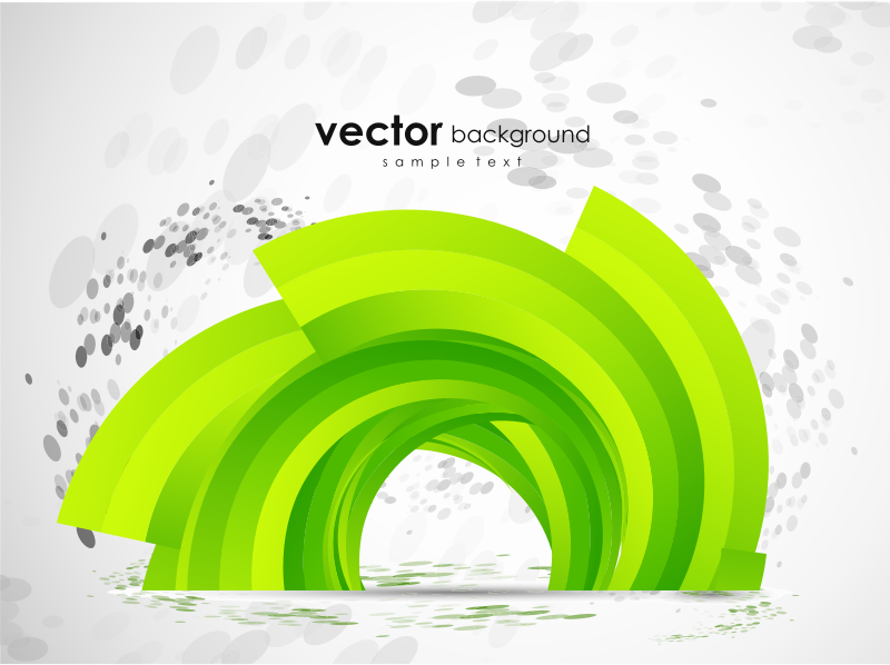 green abstract vector background