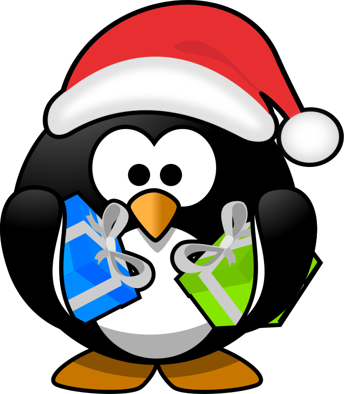 Santa penguin