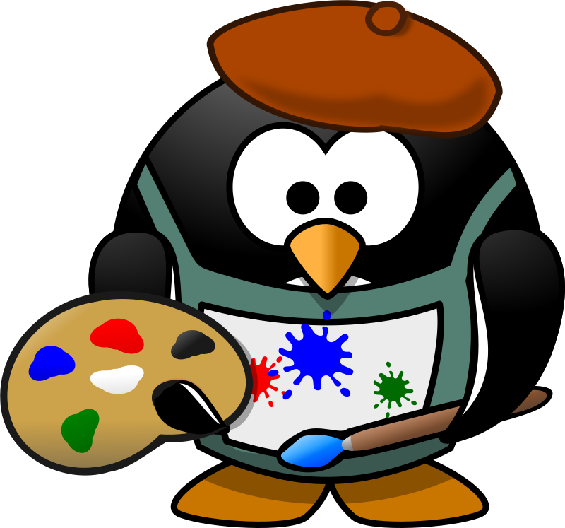 Painter penguin