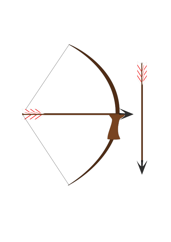 Bow and arrow - Openclipart