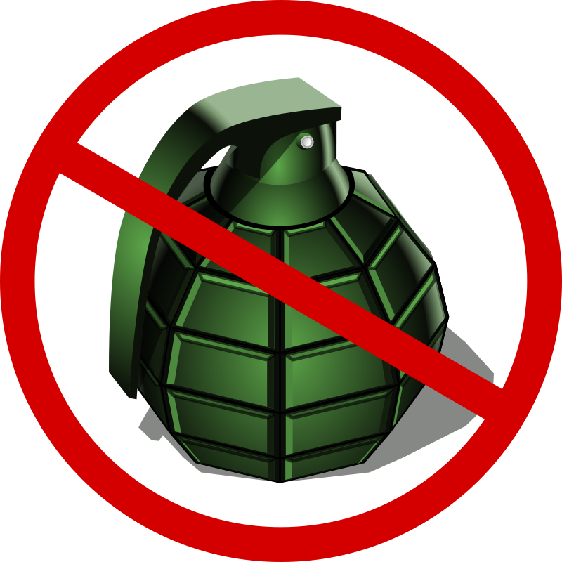 no grenades