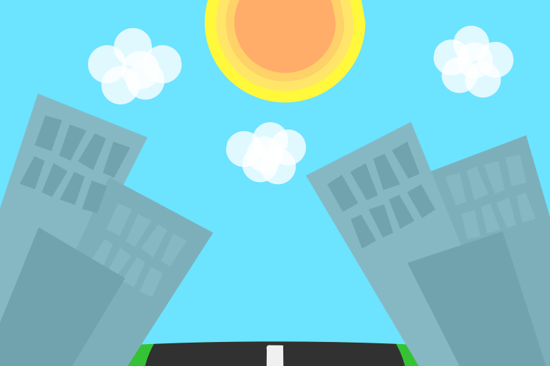 cartoon city background