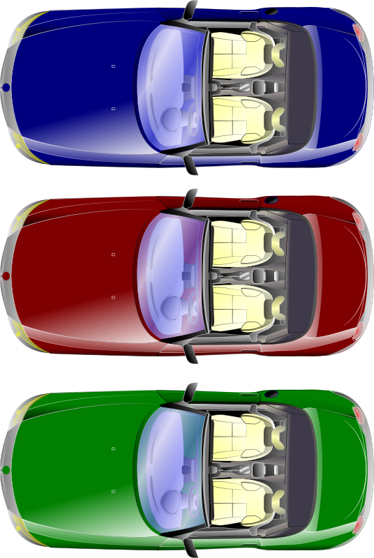 car top view