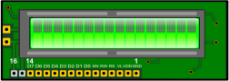 LED Display on PCB