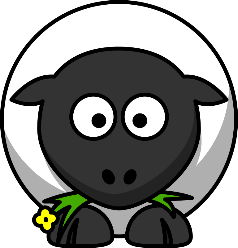 Cartoon sheep