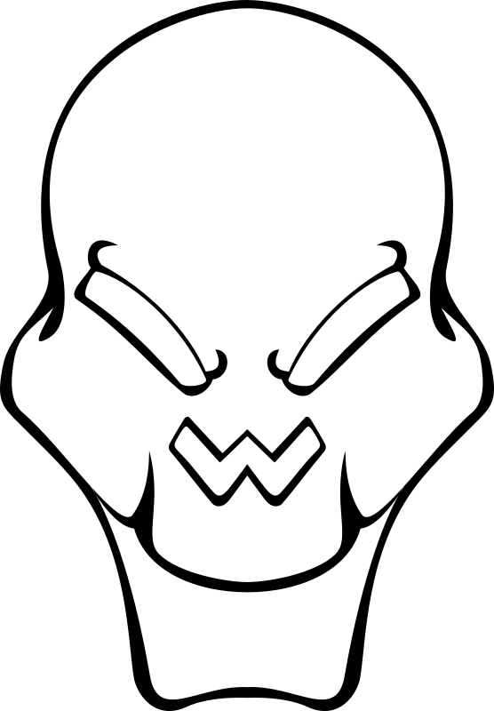 alien skull