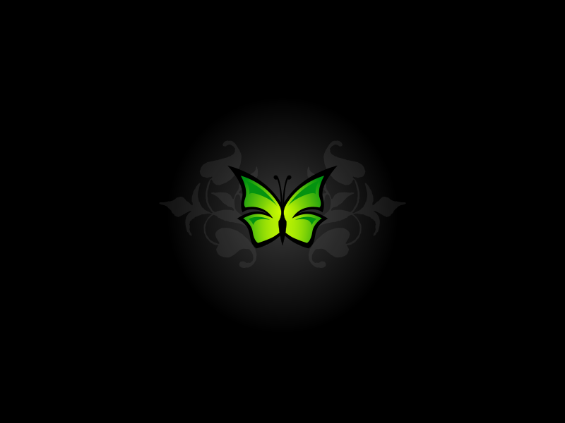 Simple butterfly wallpaper