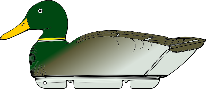 duck decoy -side view