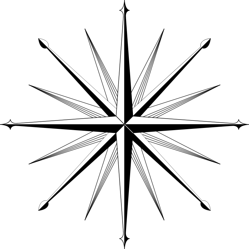 wind rose / compass rose 2