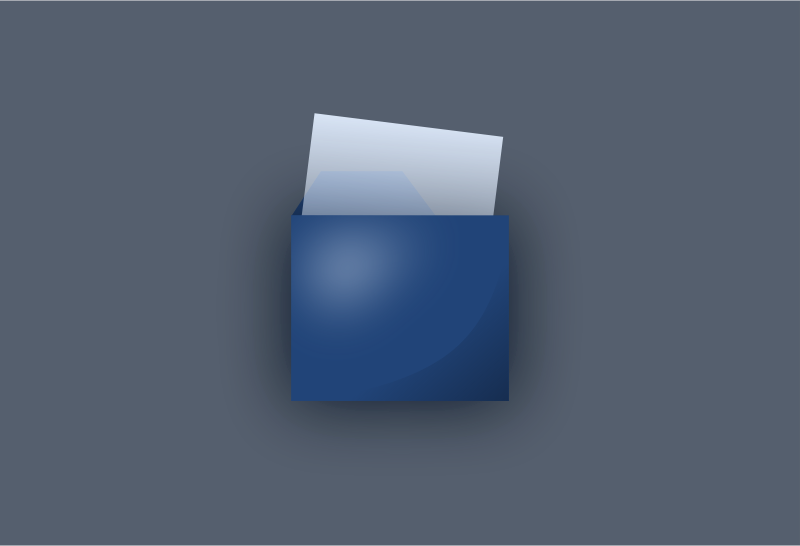 Blue UI folder